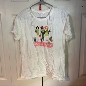 Lauren Conrad We Grow Together Tshirt Shirt Size M Medium.